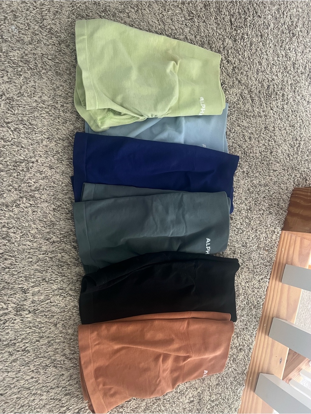 Alphalete Amplify  - Multi Color Pack (Green, Blue, Navy, Gray, Black, Brown)